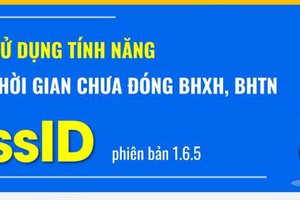 Hướng dẫn sử dụng tính năng thông báo thời gian chưa đóng bảo hiểm xã hội, bảo hiểm tự nguyện trên ứng dụng VssID