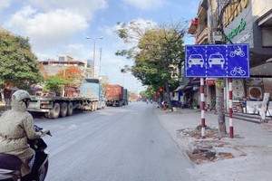 Một đoạn đường Nguyễn Bỉnh Khiêm.