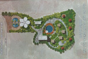 Mặt bằng quy hoạch chung Dự án Khu du lịch nghỉ dưỡng cao cấp Thiên Khánh.