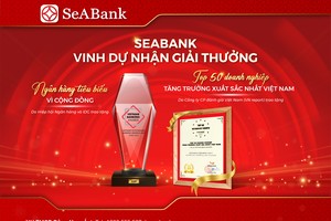 SeABank được vinh danh Ngân hàng tiêu biểu vì cộng đồng 2022 và Top 50 Doanh nghiệp tăng trưởng xuất sắc nhất Việt Nam