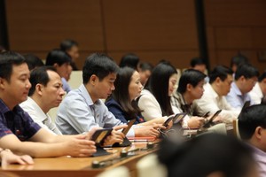 Phiên họp sáng 20/6 của Quốc hội.