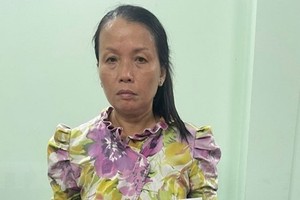 Đối tượng Trần Thị Ngọc Dung. (Ảnh: TTXVN phát)