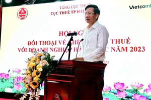 Ông Lê Anh Quân, Phó chủ tịch Thường trực UBND TP. Hải Phòng phát biểu tại Hội nghị. Ảnh: Thanh Sơn.