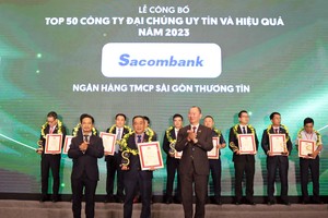 Sacombank nằm trong các bảng xếp hạng uy tín năm 2023 của Vietnam Report