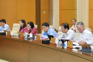 Một phiên họp của Ủy ban Thường vụ Quốc hội.