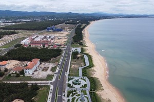 Tuyến đường ven biển tại TP. Tuy Hòa, tỉnh Phú Yên. Ảnh minh họa.