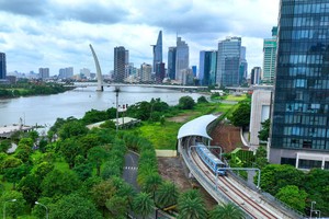 Các dự án mọc theo metro có mức tăng giá cao.