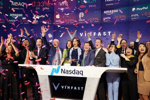 Ngày 15/8/2023, cổ phiếu Vinfast đã niêm yết trên sàn Nasdaq (Mỹ).