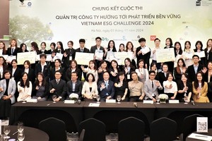 Vòng chung kết cuộc thi Viet Nam ESG Challenge 2024 diễn ra vào ngày 01/11 tại Hà Nội.