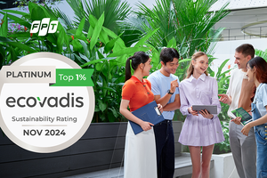 FPT tại Pháp được EcoVadis xếp hạng Bạch kim về Phát triển Bền vững