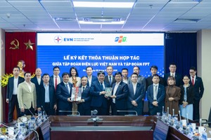 Lãnh đạo hai Tập đoàn tại sự kiện.