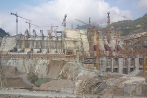 Sông Đà 7 là một trong những nhà thầu chính thi công thủy điện Lai Châu