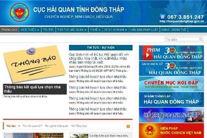 Hải quan Đồng Tháp hiện chỉ có 1 trang web chính thức tại địa chỉ http://haiquandongthap.gov.vn