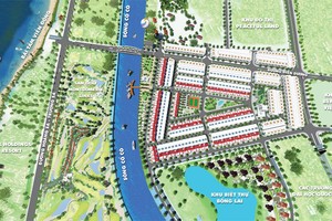 Phối cảnh Dự án Green City, vị trí độc đáo đối diện sân Golf