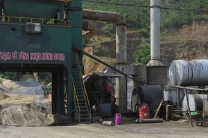 Trạm trộn bê tông nhựa nóng công suất 80 tấn/giờ của Visaco