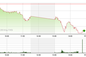 Diễn biến VN-Index trong phiên 16/10 (Nguồn: TVSI)