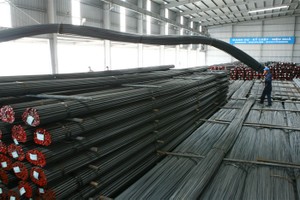 Tiêu thụ thép tốt nhưng chủ yếu vẫn từ một số tên tuổi lớn - Ảnh: Hoài Nam