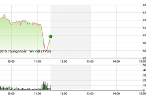 Phiên giao dịch sáng 3/8: Thất vọng với TPP, nhà đầu tư ồ ạt bán ra
