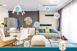 Mỗi căn hộ tại Park Hill PREMIUM đều được trang bị hệ thống smarthome mang lại sự thuận tiện, an toàn và đẳng cấp cho gia chủ