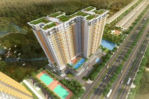 Khu vực hồ bơi trên không cao cấp như thiên đường tận hưởng cuộc sống