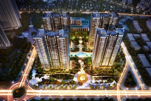 Phối cảnh về đêm Khu căn hộ Park Hill PREMIUM