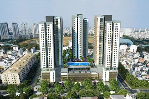 Xi Grand Court được xây dựng trên diện tích 17.940 m2, diện tích căn hộ từ 70 -109 m2/căn