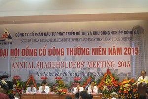 Sudico thông báo mời họp ĐHĐCĐ thường niên 2016