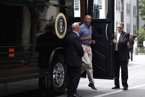 Bí mật xe bus bọc thép của Tổng thống Mỹ Obama