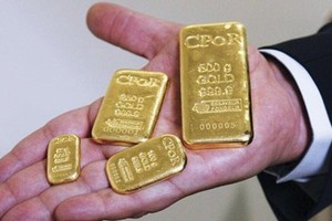 Giá vàng năm nay đã tăng 30%. Ảnh: AFP