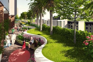 Không gian sống xanh, an lành tại The Golden Palm