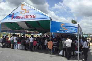 Ngay khi ra mắt, Khu đô thị Long Hưng đã có sức hút lớn với nhà đầu tư