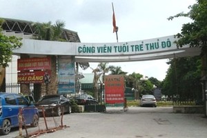 Công viên Tuổi trẻ Thủ đô sẽ được chuyển giao trước cho phá sản Công ty Đầu tư và dịch vụ Tuổi trẻ Hà Nội.