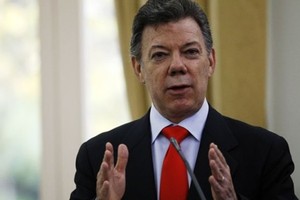 Tổng thống Colombia Juan Manuel Santos. Ảnh: Reuters.