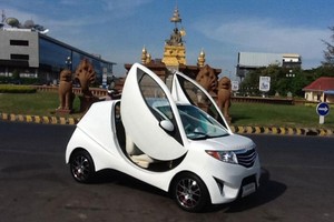Xe ô tô Angkor EV 2014 của Campuchia ra mắt từ năm 2014