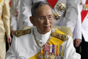 Quốc vương Thái Lan Bhumibol Adulyadej. Ảnh: Reuters