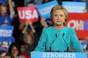 Ứng viên tổng thống đảng Dân chủ Hillary Clinton. Ảnh:Reuters