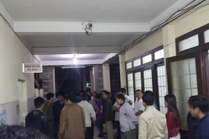 Khu vực cấp cứu bệnh nhân tại viện. Ảnh CAND 