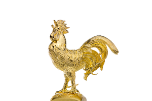 630 triệu đồng một con gà trống gắn kim cương