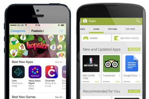 Doanh thu từ App Store gấp đôi Play Store.