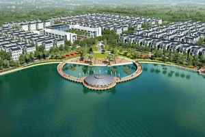 Phối cảnh tiểu khu Tulip tại Khu đô thị Vinhomes Riverside - The Harmony