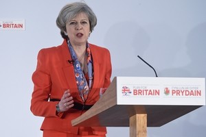 Thủ tướng Anh Theresa May. Ảnh:Reuters