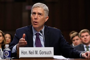 Ứng viên thẩm phán toà án tối cao Mỹ Neil Gorsuch. Ảnh: CNN