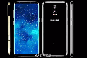 Galaxy Note 8 có thể có thiết kế như Galaxy S8 nhưng đi kèm camera kép và bút S Pen.