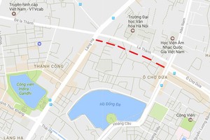 Hà Nội định chi 7.800 tỷ đồng cho hơn 2 km đường