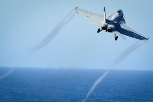 Chiến đấu cơ F/A-18E Super Hornet Mỹ. Ảnh:Reuters