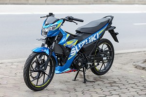 Suzuki Satria F150 bản 2017 tại Hà Nội. Ảnh:Lương Dũng.