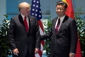 Tổng thống Mỹ gặp Chủ tịch Trung Quốc hồi tháng 7. Ảnh:Reuters.