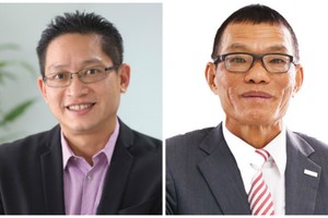 Hai cựu CEO người Việt chia tay Microsoft và Bosch vì nhận được lời mời công việc mới. Ảnh: ông Vũ Minh Trí từ trái sang