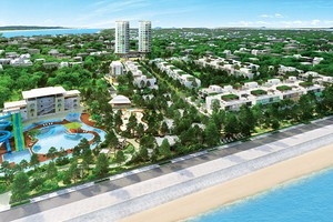 Mật độ xây dựng chỉ chiếm 16% còn lại đều dành cho tiện ích và cây xanh