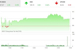 Phiên chiều 18/9: Nhiều mã nổi sóng, VN-Index vẫn hụt mốc 810 điểm